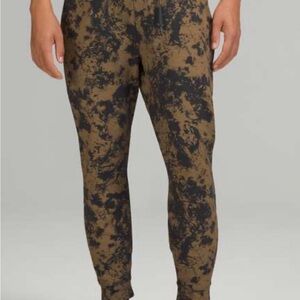 lululemon City Sweat Black and Brown Joggers